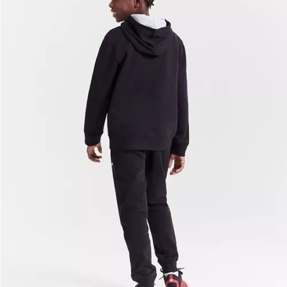 Boys champion sweatpants large L joggers black athletic athleasure sweats youth - Picture 3 of 9